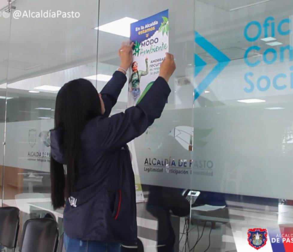 La Subsecretaría de Apoyo Logístico promovió su campaña Modo Ambiente en las sedes administrativas de la Alcaldía 