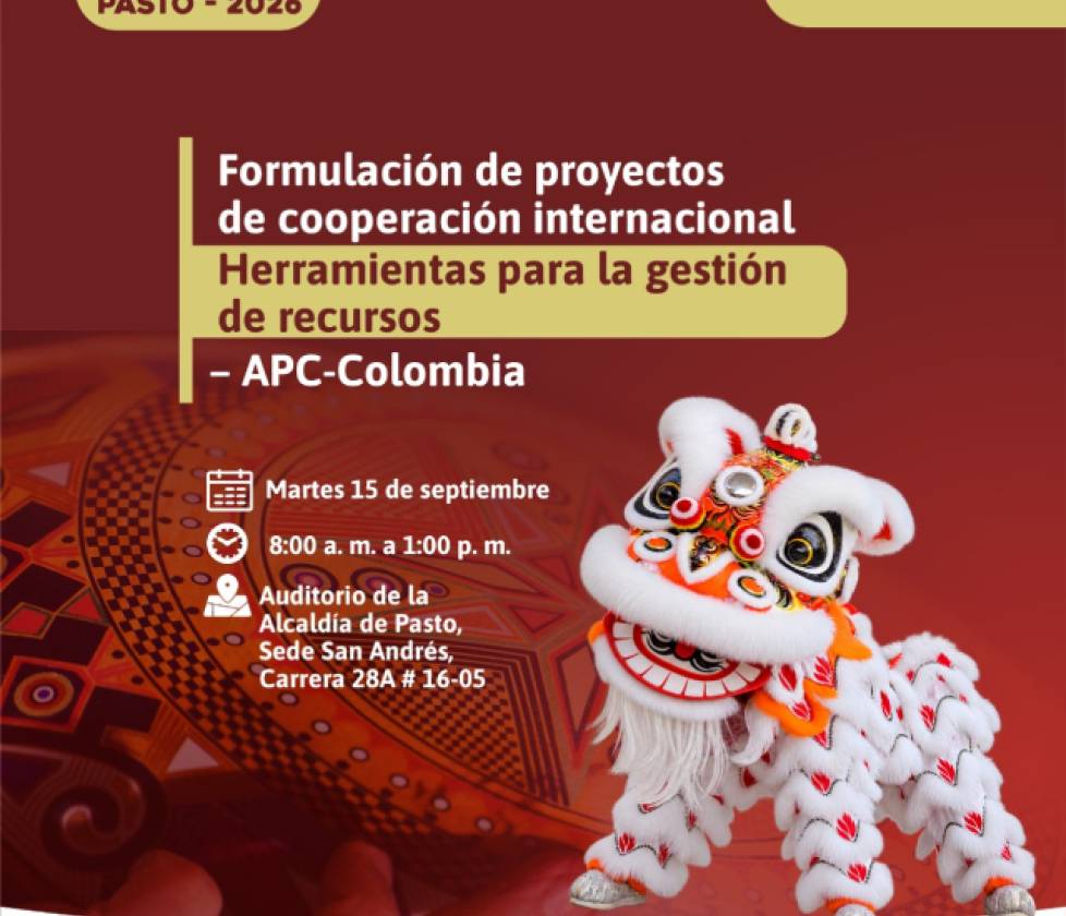 Capacitación en Formulación de Proyectos de Cooperación Internacional: Herramientas para la Gestión de Recursos por APC Colombia